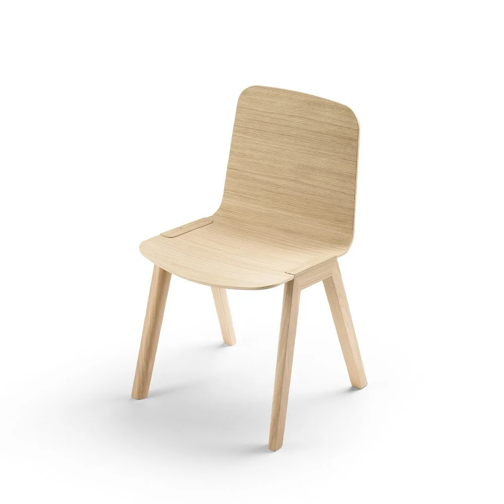 Sedia Heldu rovere naturale
