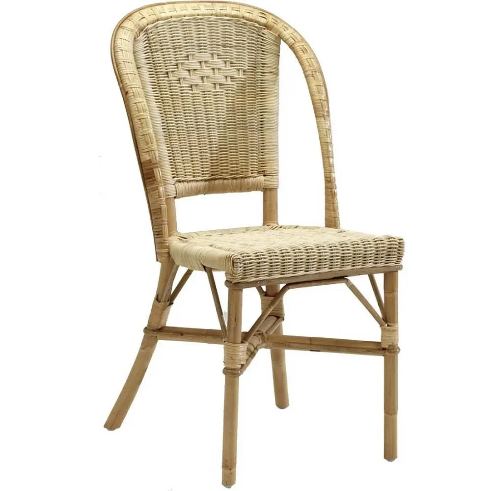 Sedia in rattan intrecciato ALBERTINE