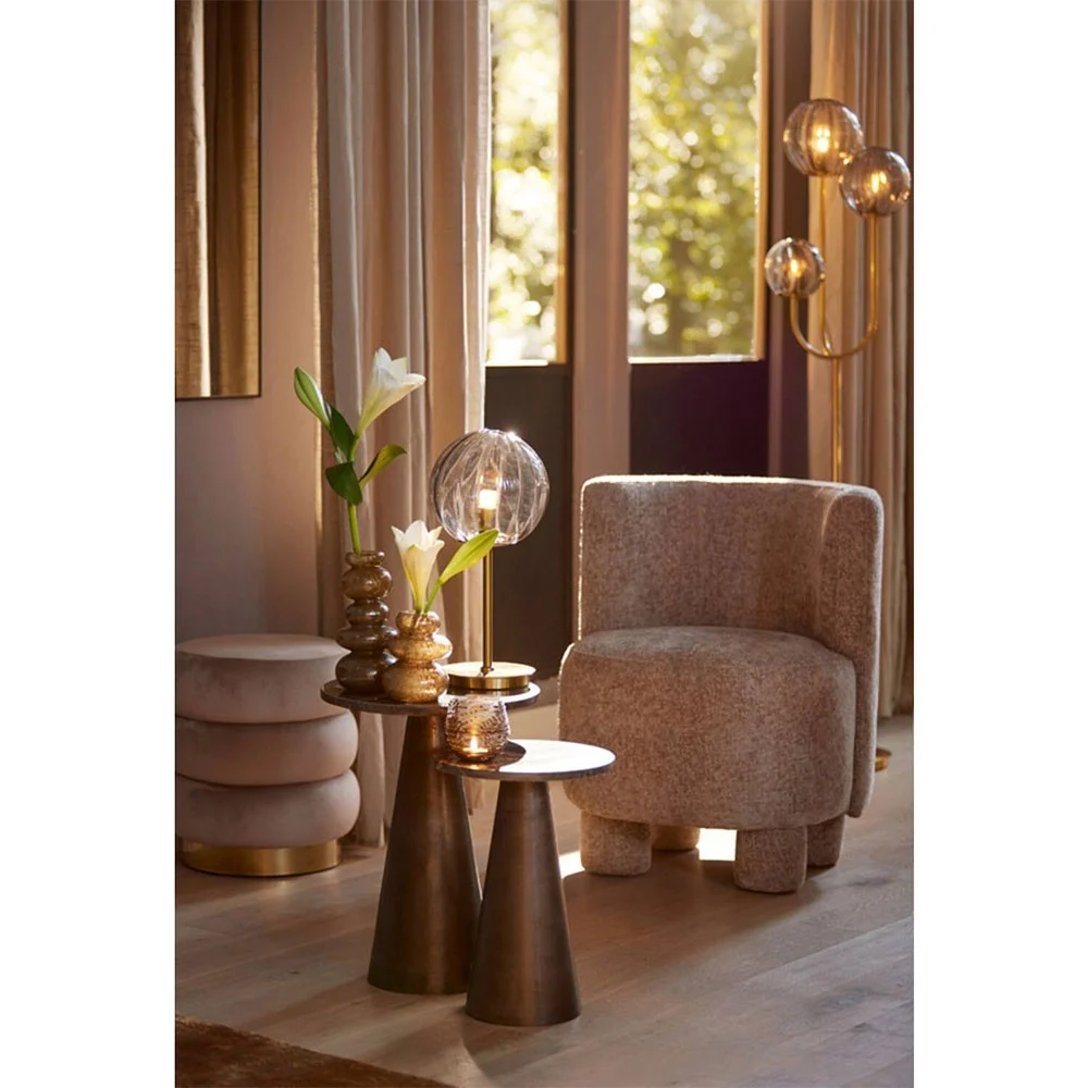 Sedia KAMOVA marrone/crema 65x65x78 cm