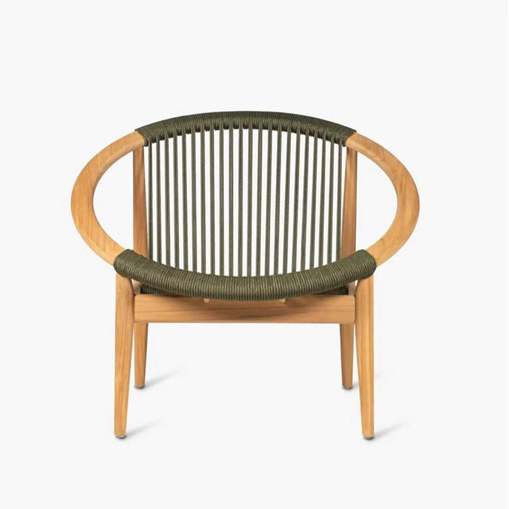 Sedia lounge Frida Verde scuro