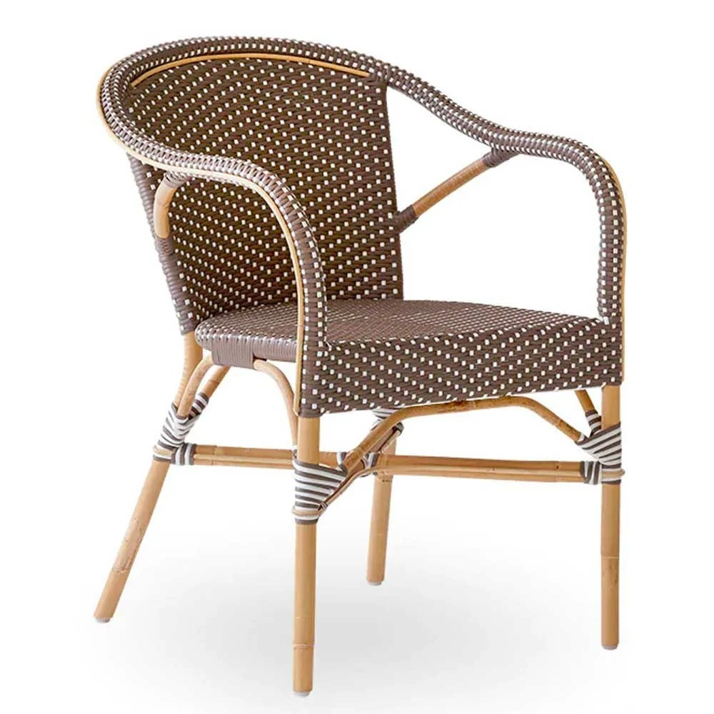 Sedia Madeleine marrone