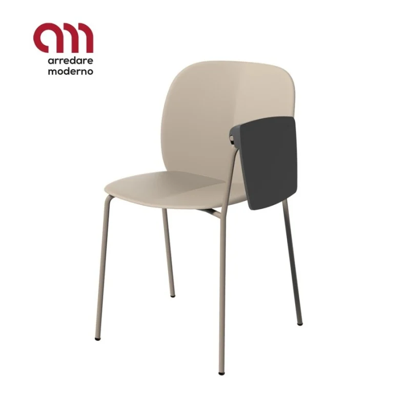 Sedia Mentha Scab con tavoletta scrittoio