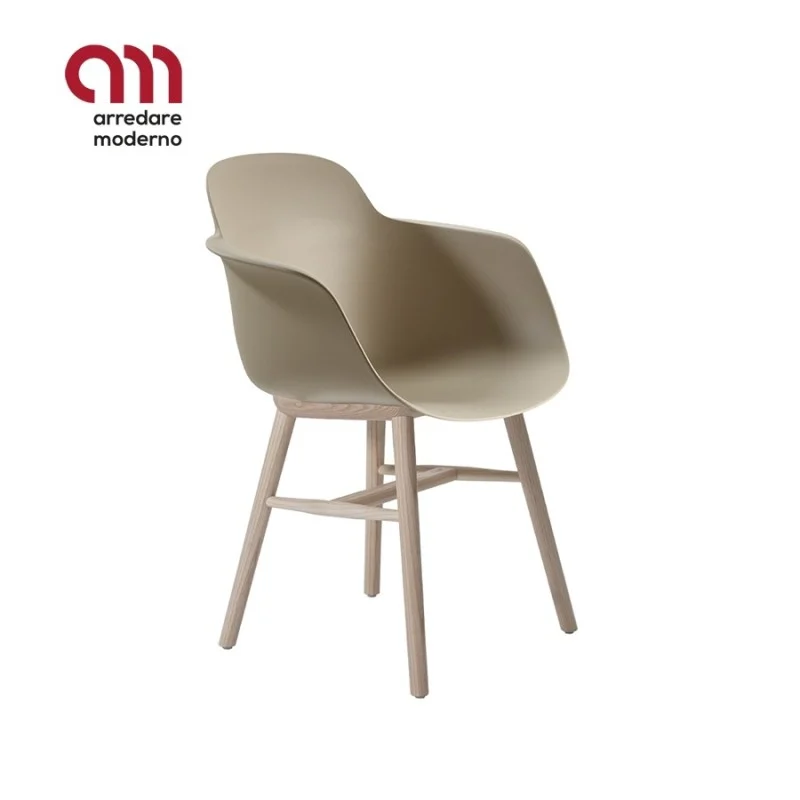 Sedia Sicla wooden legs Infiniti Design