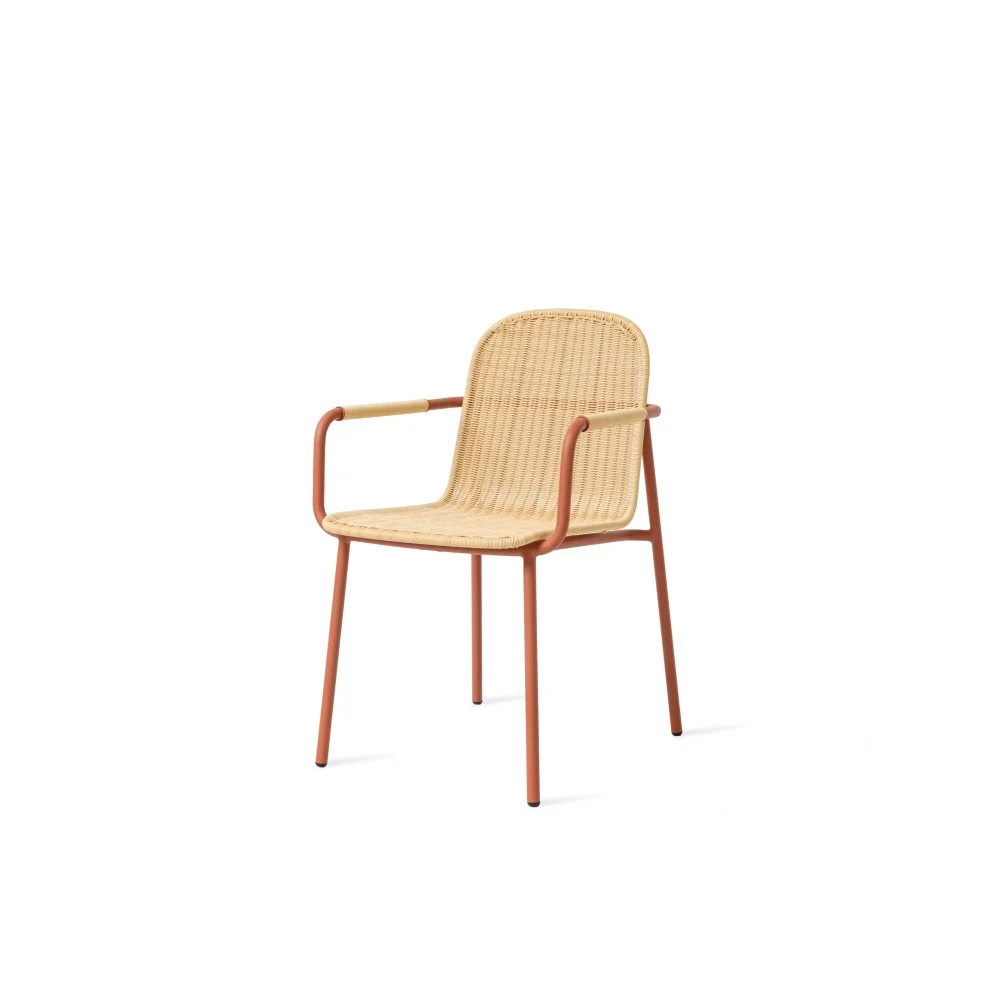 Sedia Wicked Terracotta/Naturale