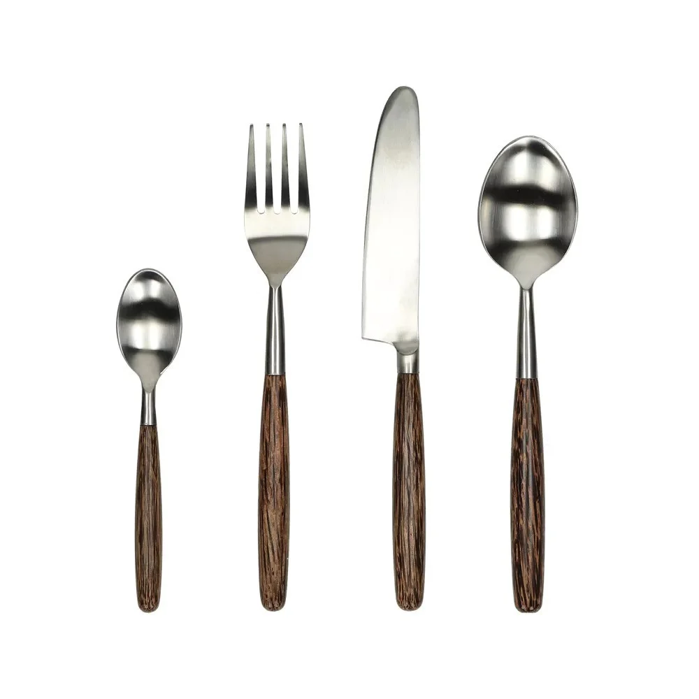 Set di 16 coperti MATISSE - marrone