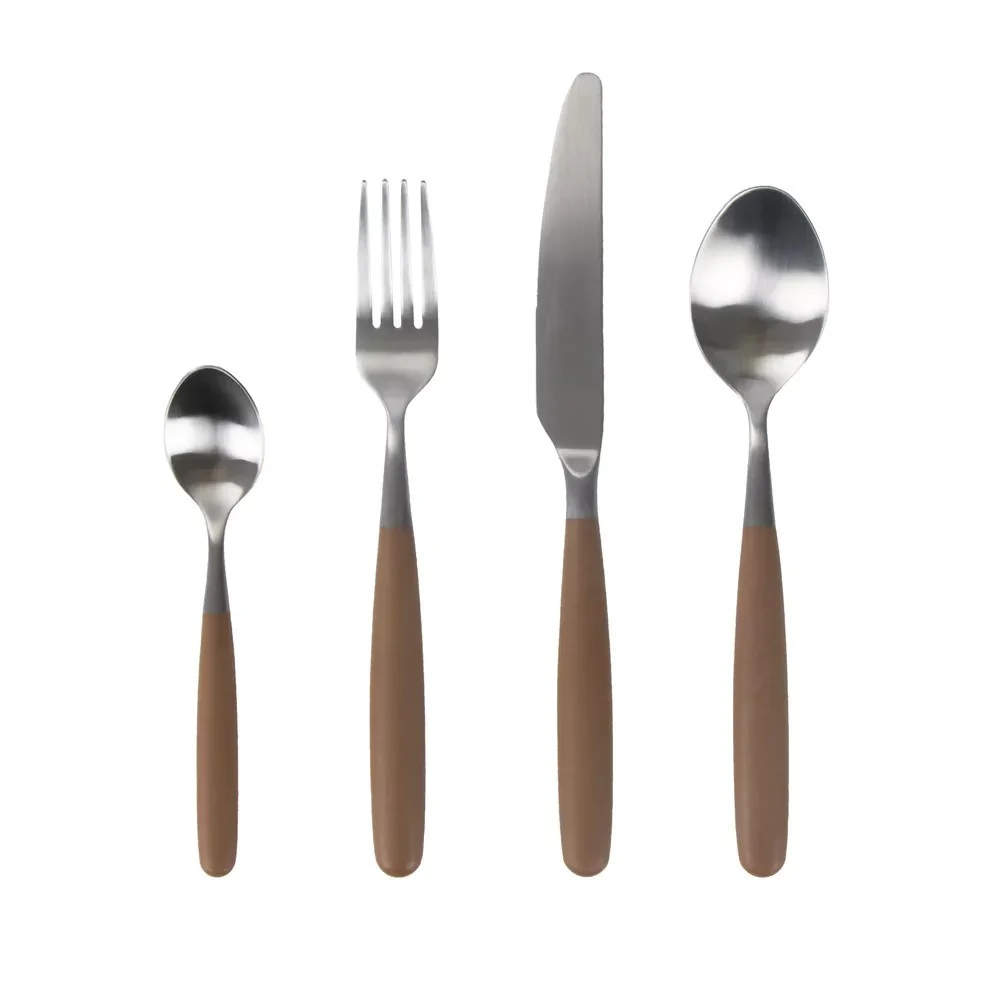Set di 16 coperti RENOIR - marrone