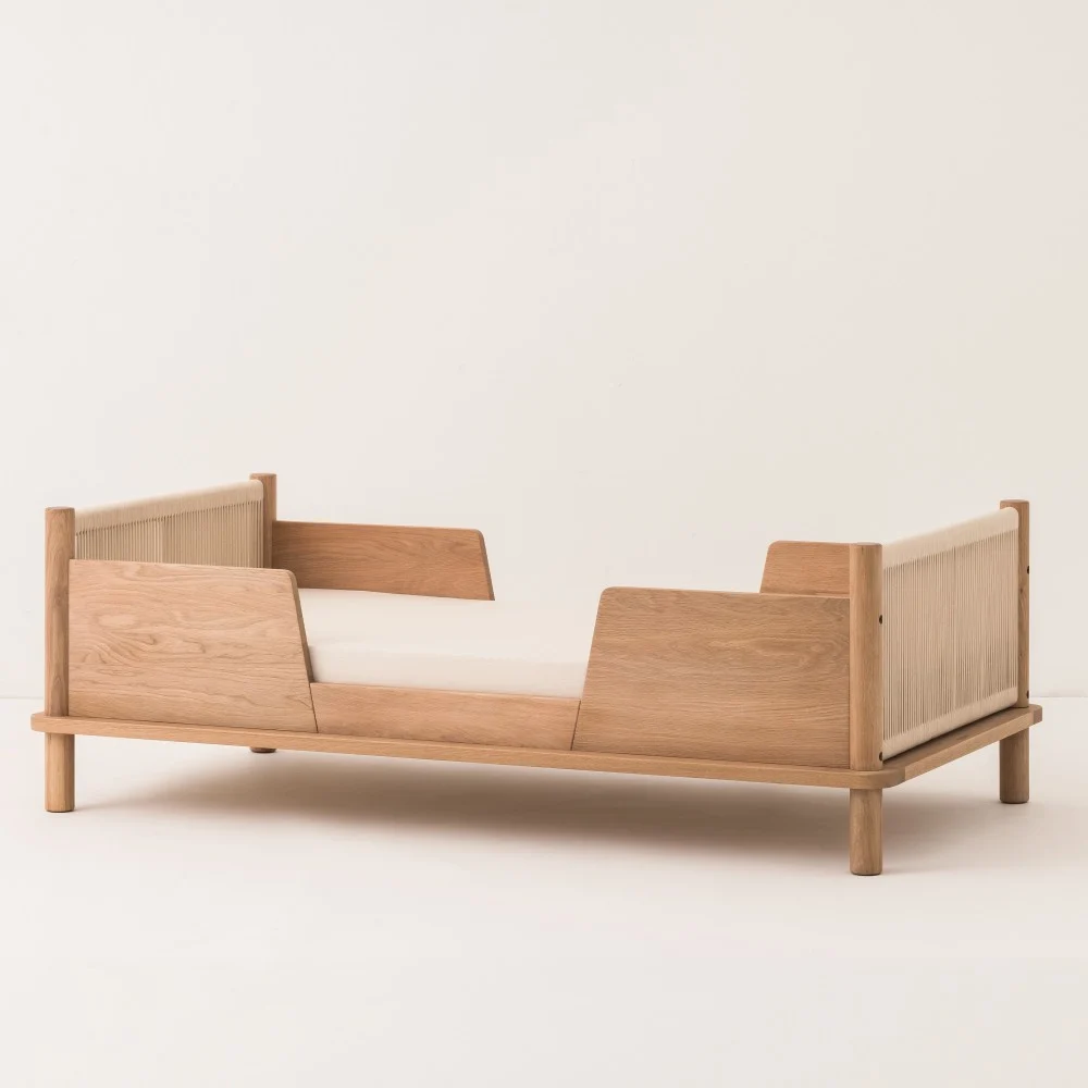 Set letto junior in legno massello di quercia   2 sponde di sicurezza Latitude