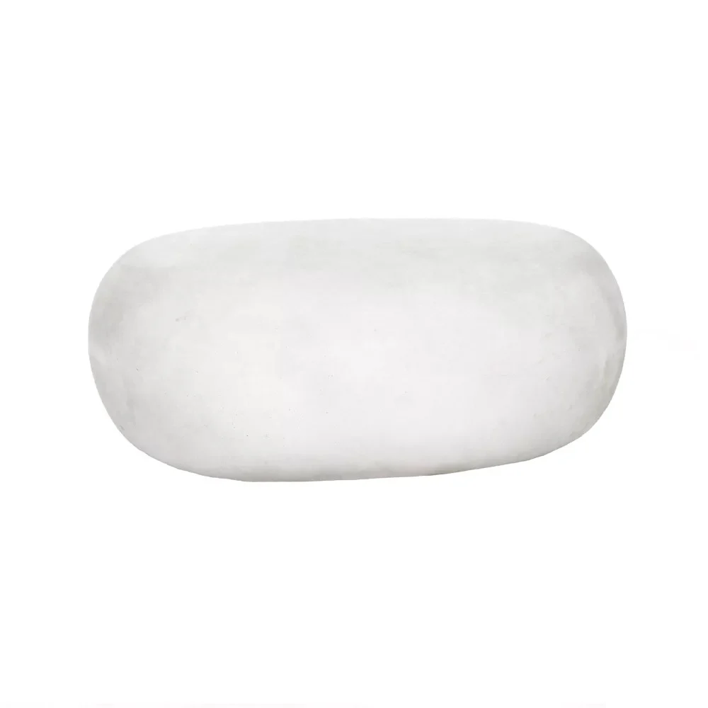 Sgabello da esterno PEBBLE L - bianco