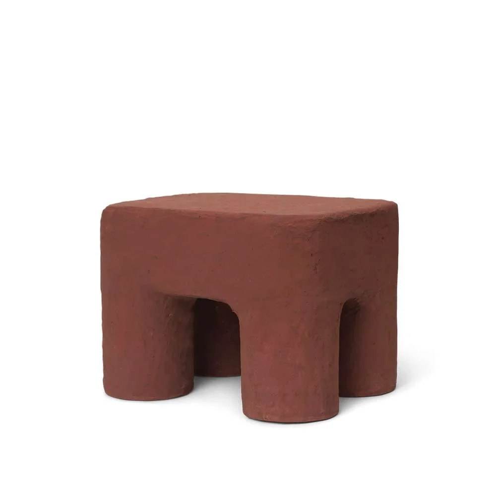Sgabello Podo - Rosso-marrone