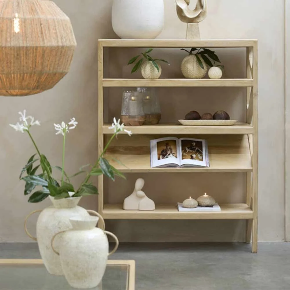 Shelf Yuki Natural Mango Wood