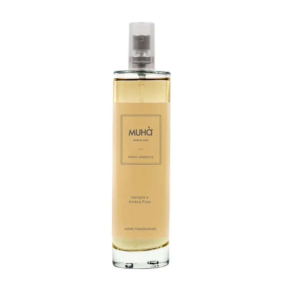 Muhà Spray Profumatore Diffusore Vaniglia e Ambra Pura 100 Ml