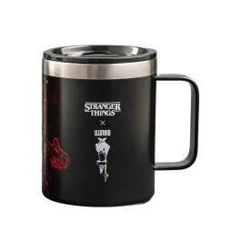 STRANGER THINGS HANDLE MUG ACCIAO INOX 420 ML