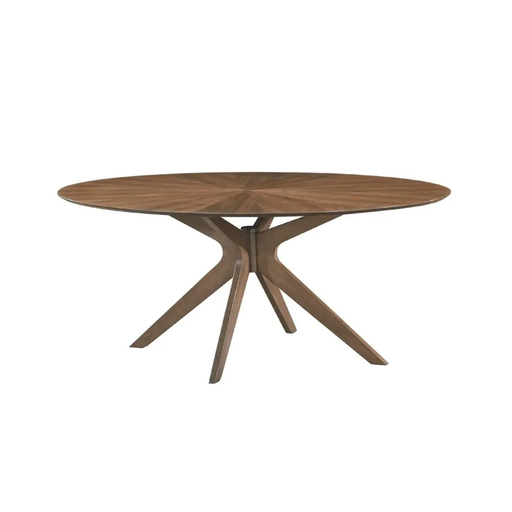 Table repas Xylo ovale 180 cm placage noyer