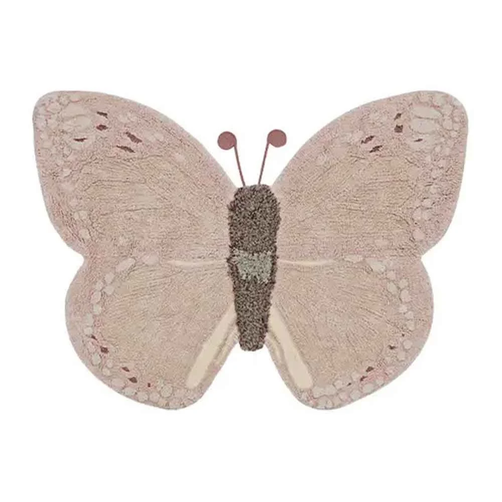 Tappetino in cotone lavabile Baby Butterfly