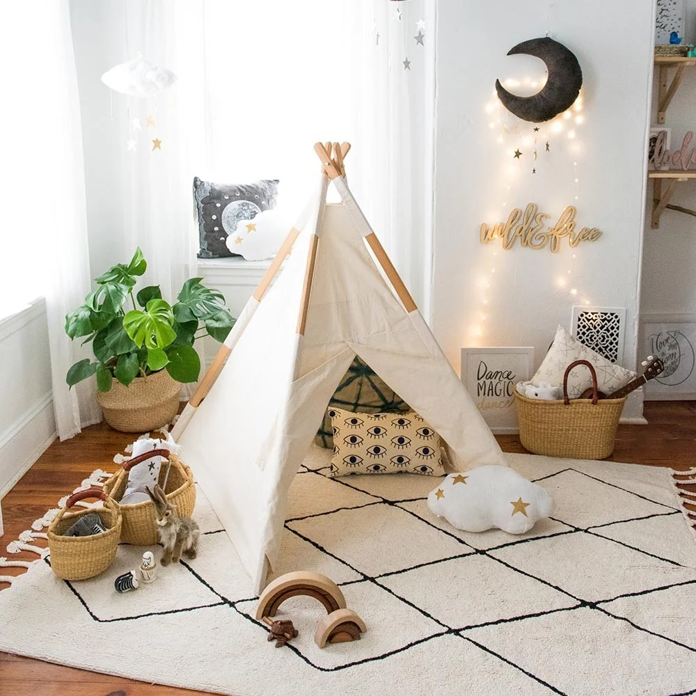 Tappeto berbero beige lavabile