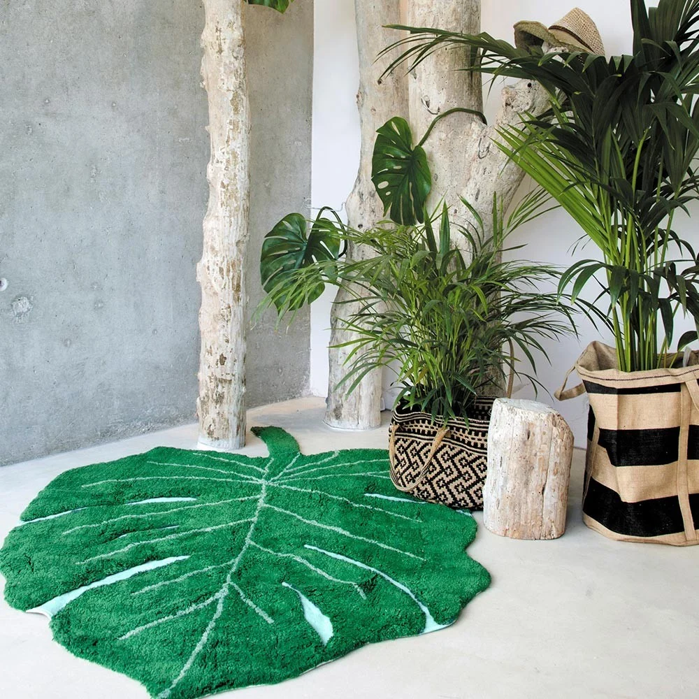 Tappeto lavabile foglia Monstera