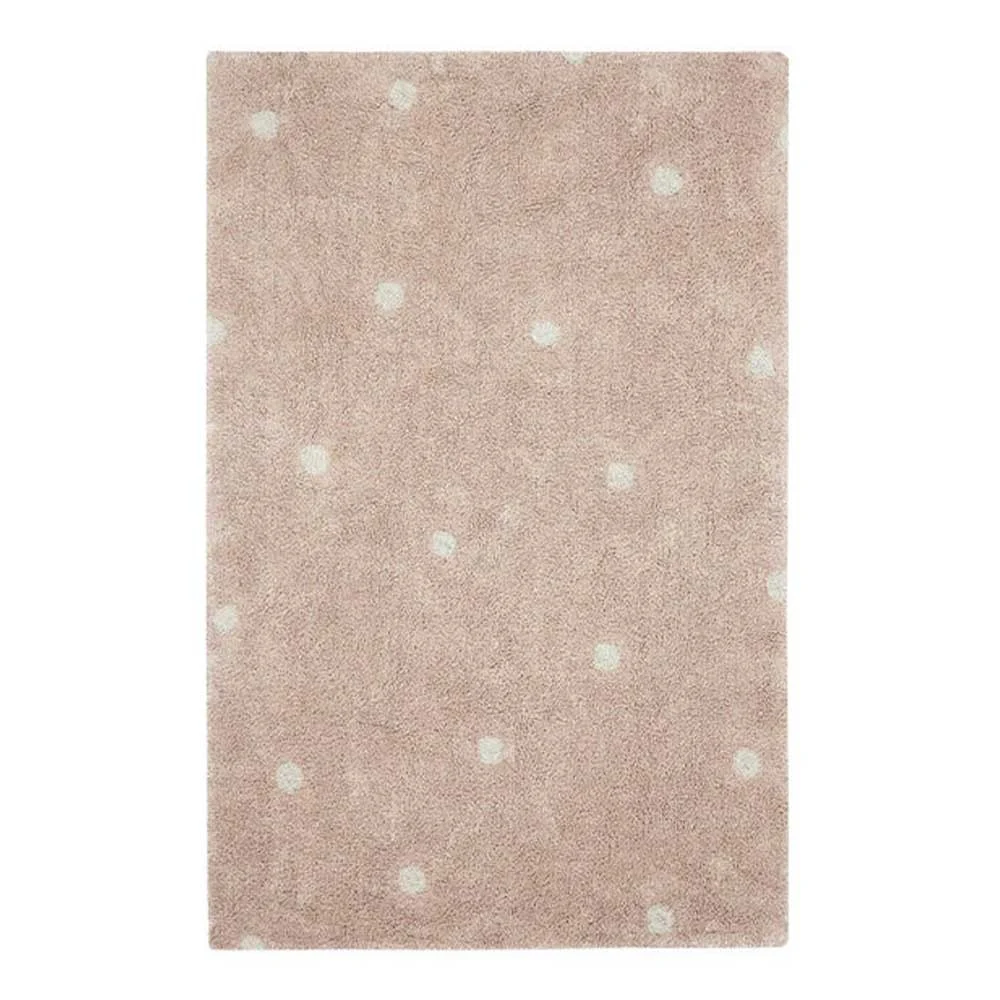 Tappeto lavabile Mini Dot Rosa