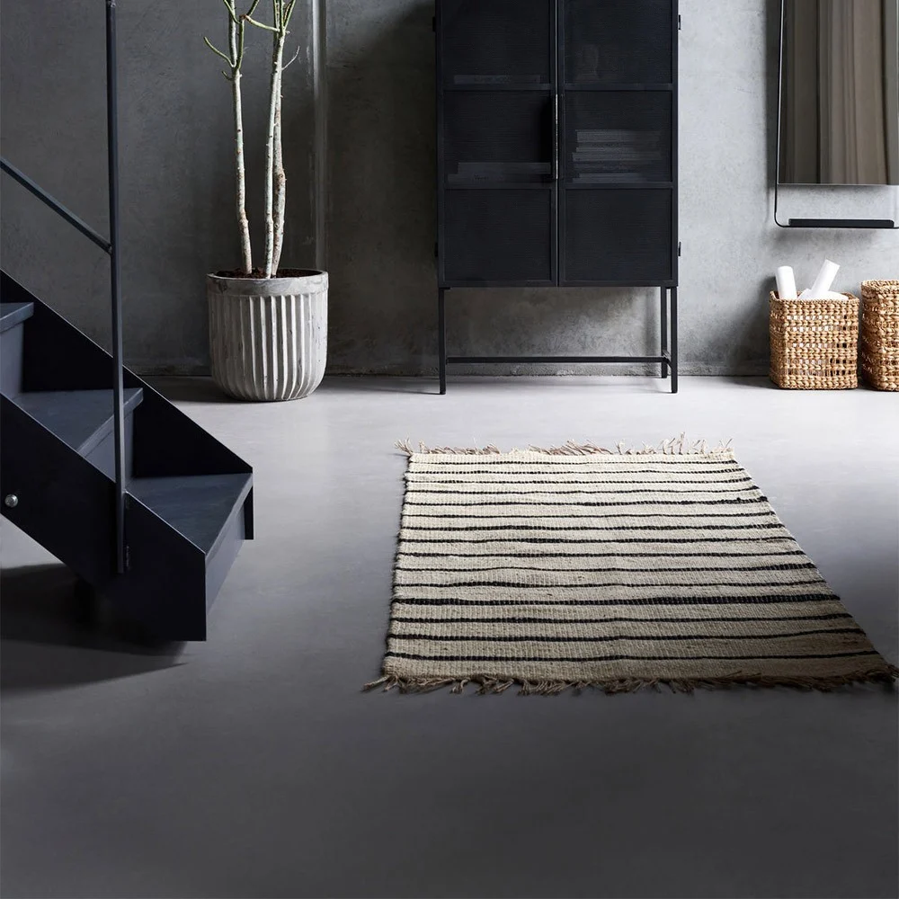 Tappeto Sima - Nero/Naturale L