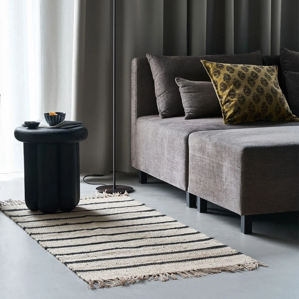Tappeto Sima - Nero/Naturale S
