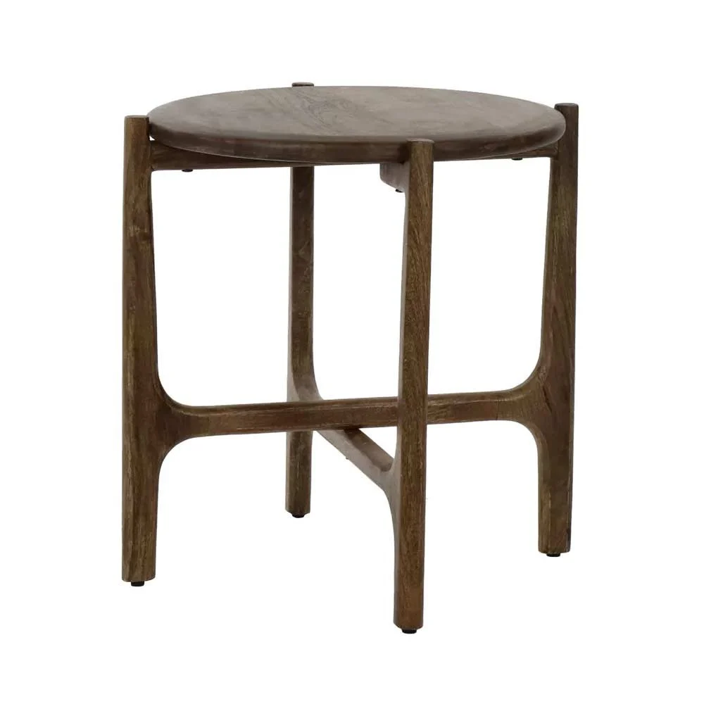 Tavolino CABANE DIA 45 x H 50 cm - noce