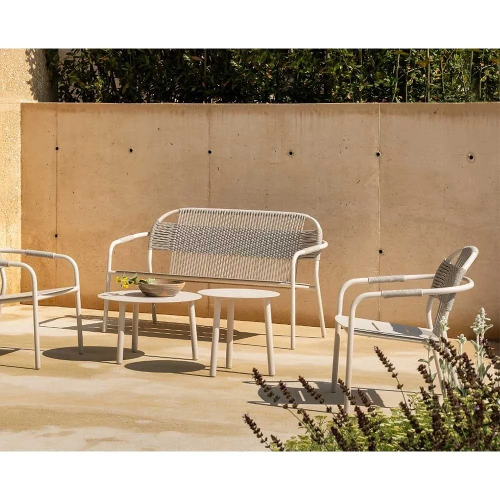 Tavolino Diam45 Lilo Dune White