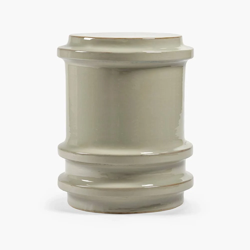 Tavolino geometrico grigio Pawn