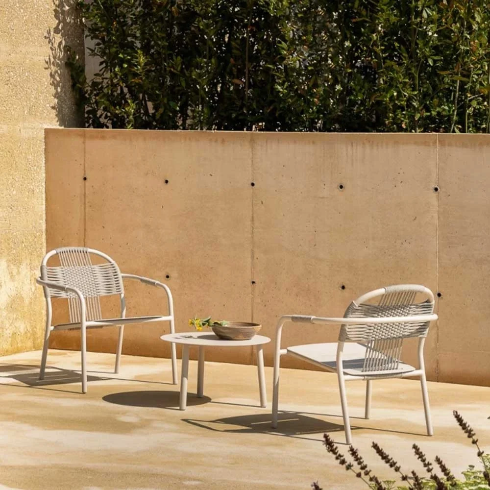 Tavolino Lilo D60 Diam Bianco Dune