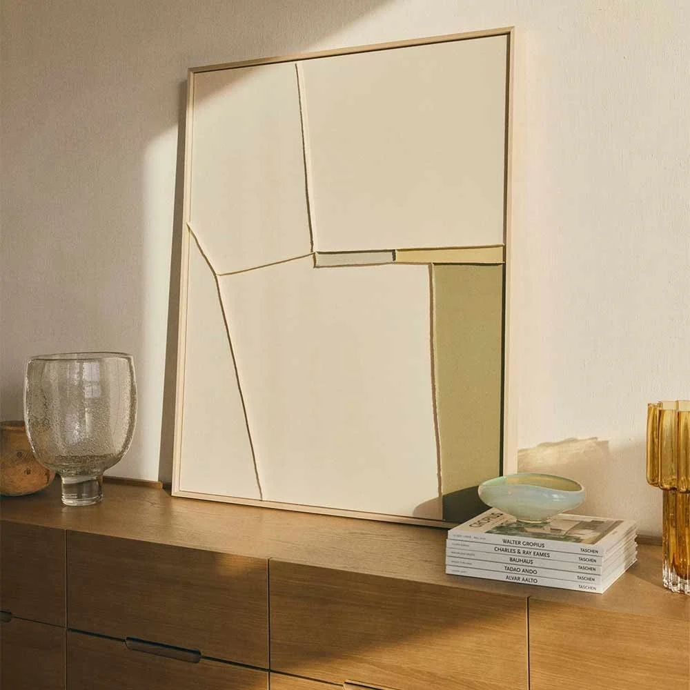 Tavolo astratto Deravia 80 x 100 cm