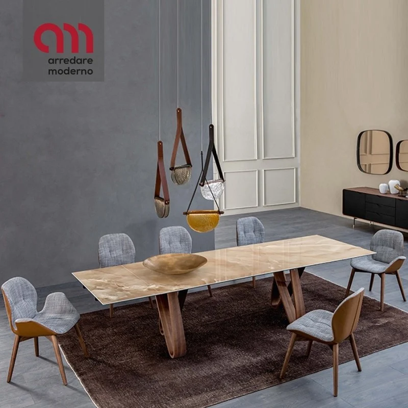 Tavolo Butterfly Tonin Casa allungabile gres e ceramica