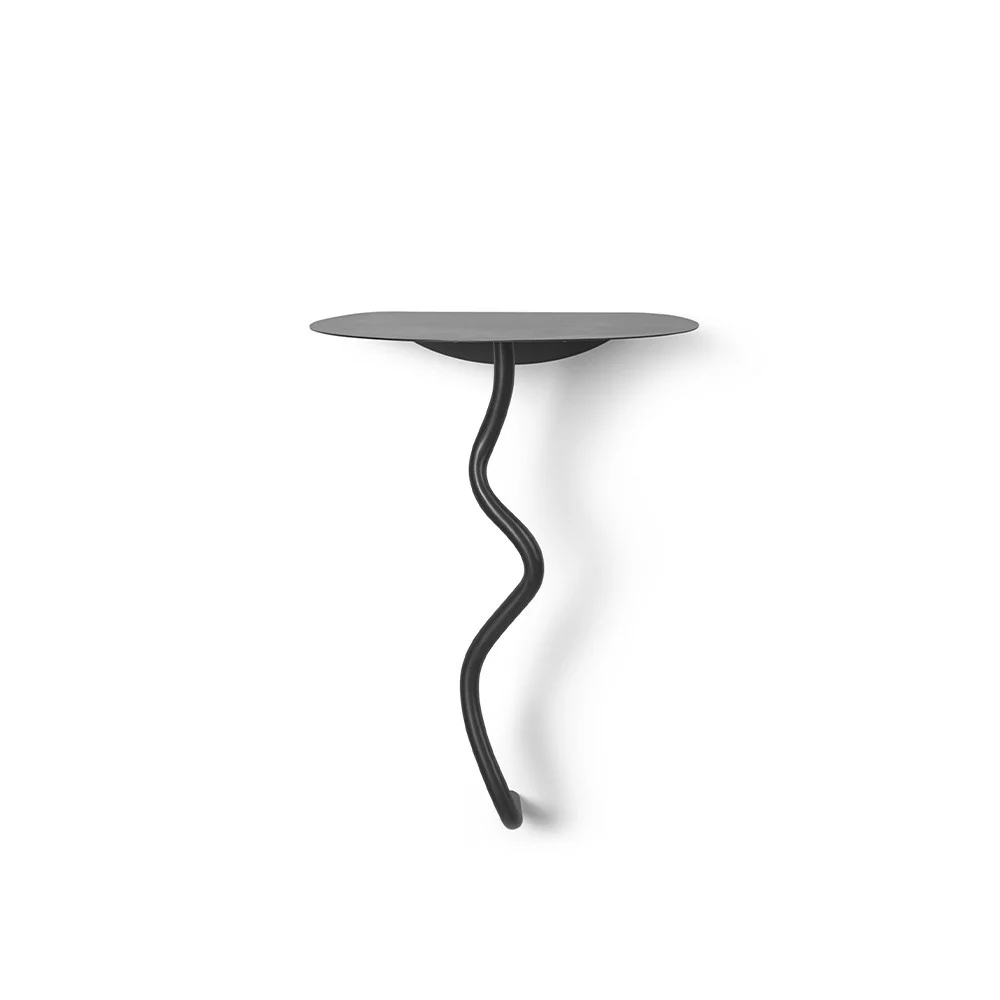 Tavolo da parete Curvature - Nero
