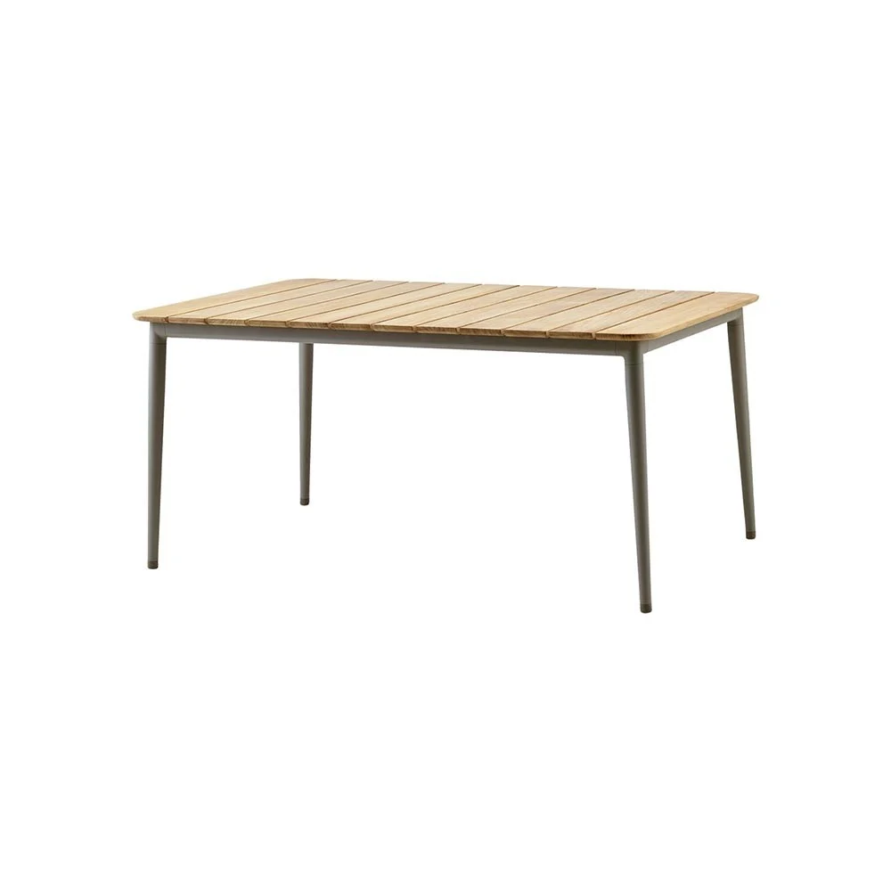 Tavolo da pranzo Cor con base tortora S