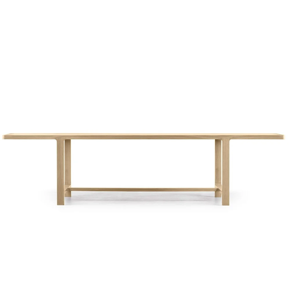 Tavolo Emea con 2 allunghe in rovere