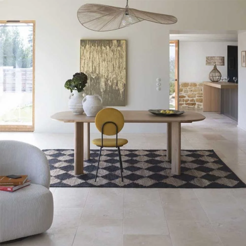 Tavolo SIMONA in rovere chiaro - 220 x 110 x 75 cm