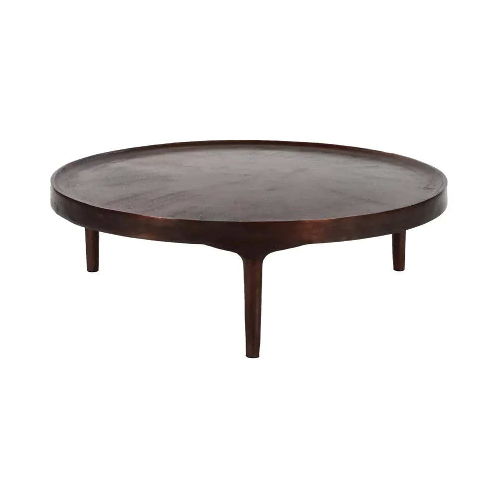 Tavolo TRIP DIA 80 x H 25 cm - bronzo