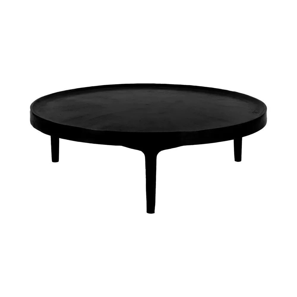 Tavolo TRIP DIA 80 x H 25 cm - nero