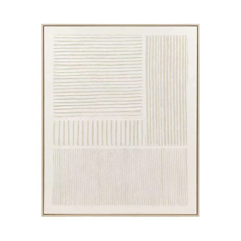 Tela con telaio BIANCO L 80 x L 5 x H 100 cm - bianco