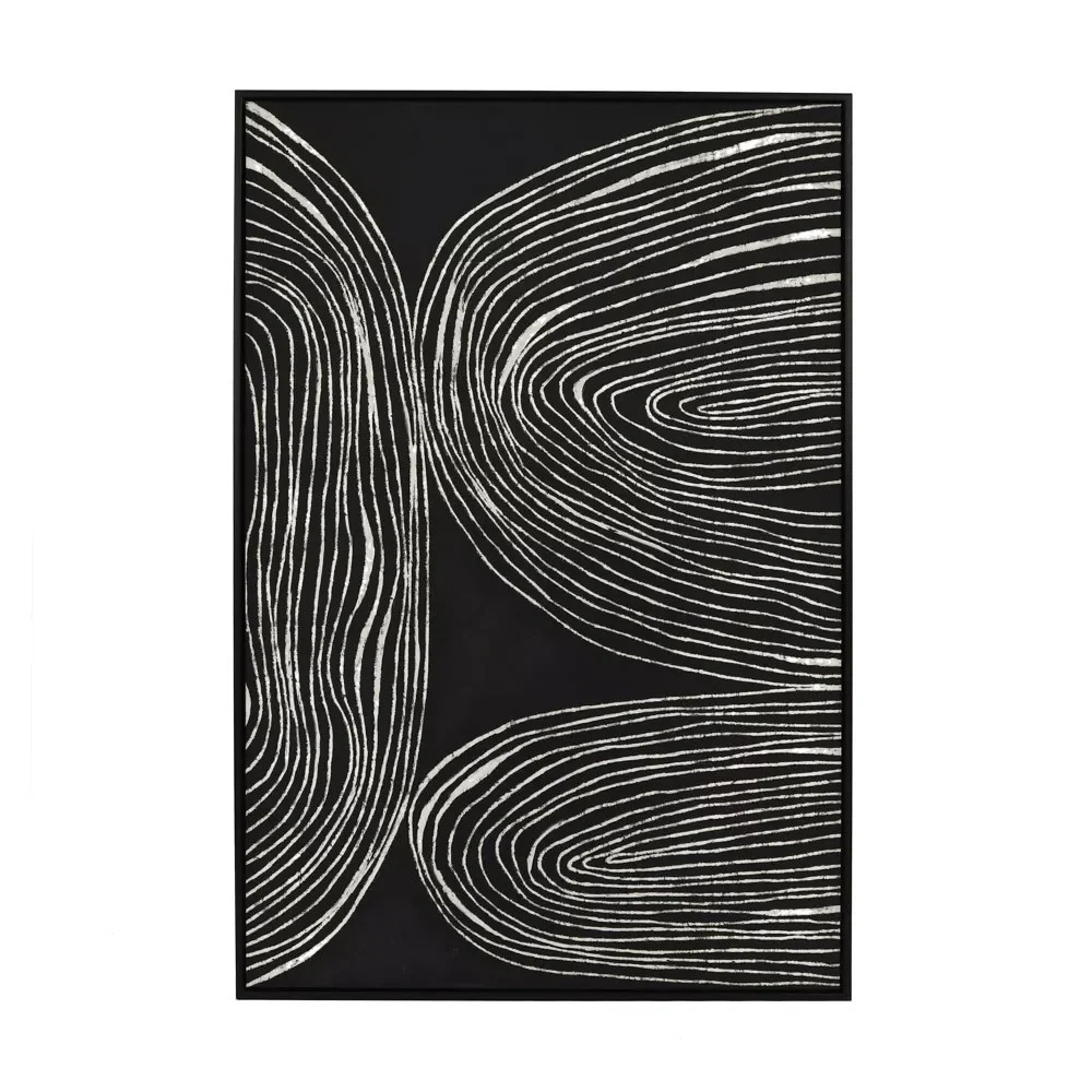 Tela con telaio SESTRI L 83 x L 4,3 x H 123 cm - nero