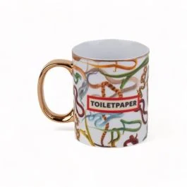 TOILETPAPER HOME TAZZA IN PORCELLANA SNAKES