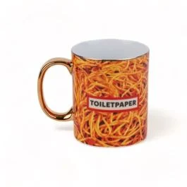 TOILETPAPER HOME TAZZA IN PORCELLANA SPAGHETTI