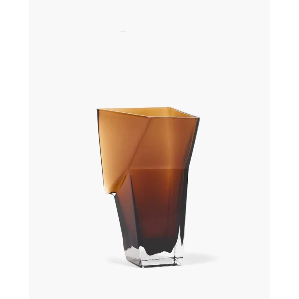 Vaso a forma di goccia - marrone