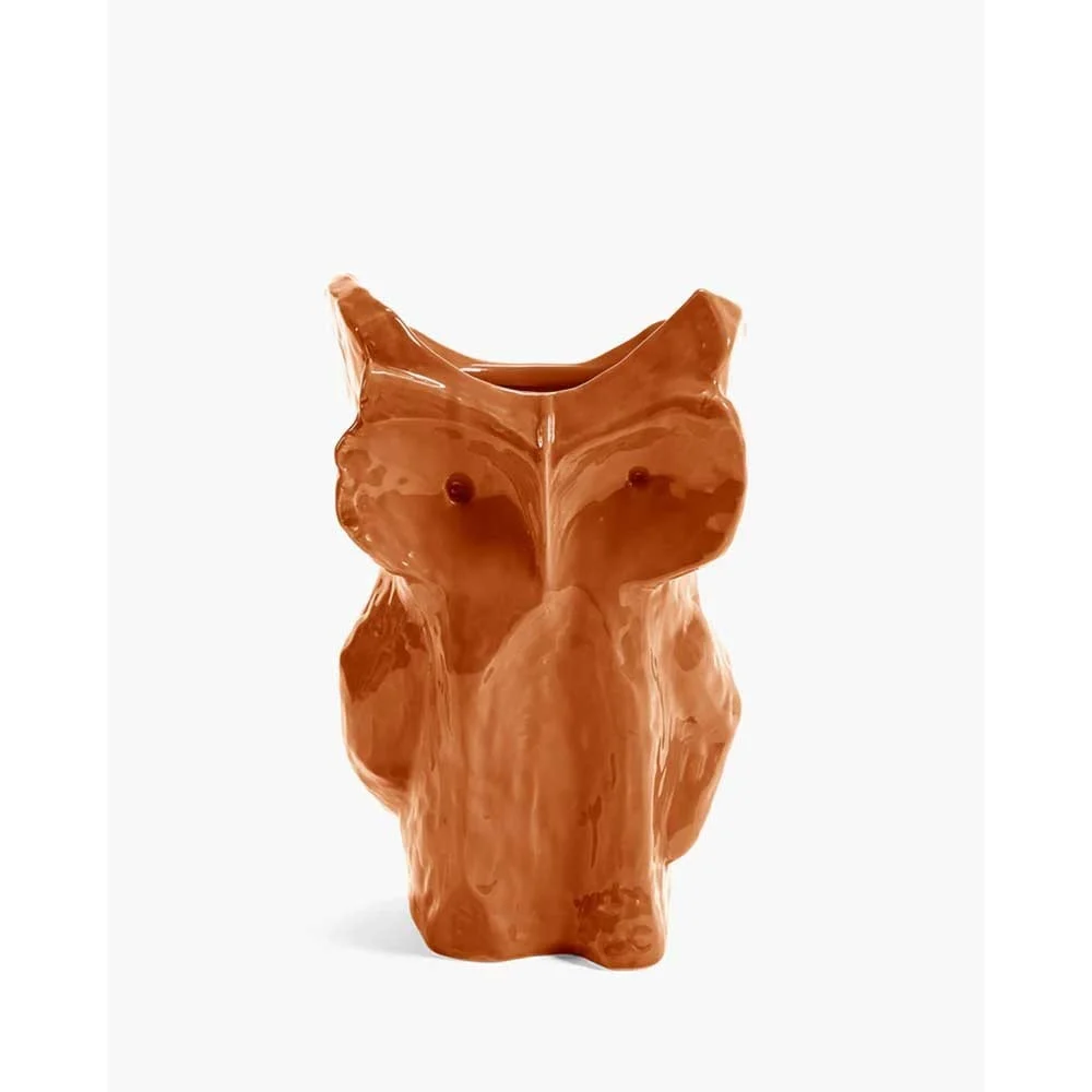Vaso gufo After Midnight L - arancione